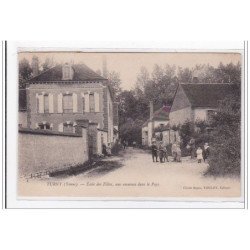 TURNY : ecole des filles, une annonce dans le pays (tambours de ville) - tres bon etat