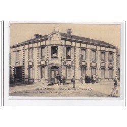 VILLEMANOCHE : hotel et café de la pomme d'or - tres bon etat