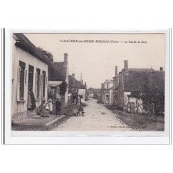 St-MAURICE-aux-RICHES-HOMMES : la rue de la poste - tres bon etat