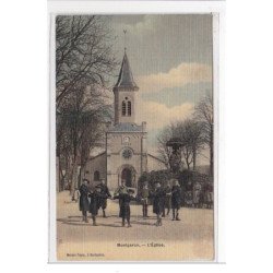 MONTGERON : l'eglise (toillé) - tres bon etat