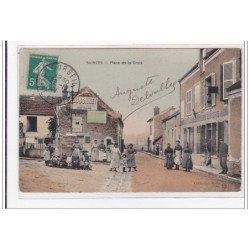 SAINTRY : place de la croix (cachet) (forains) - tres bon etat