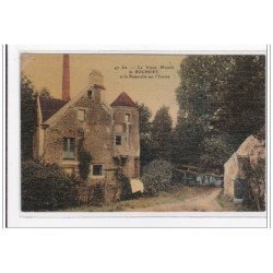 ROCHOPT : le vieux moulin de rochopt et la passerelle sur l'yerres (toillée) - tres bon etat