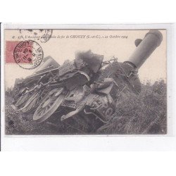 CHOUZY: l'accident du chemin de fer, octobre 1904 - très bon état