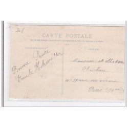 GARGAN : depart d'un train de la gare de l'abbaye - tres bon etat