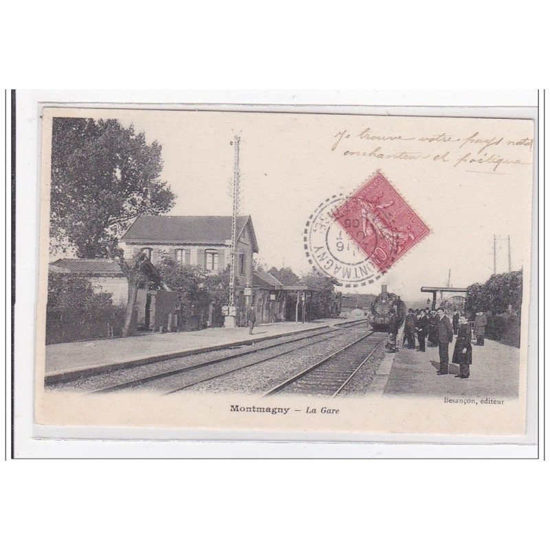 MONTMAGNY : la gare - tres bon etat