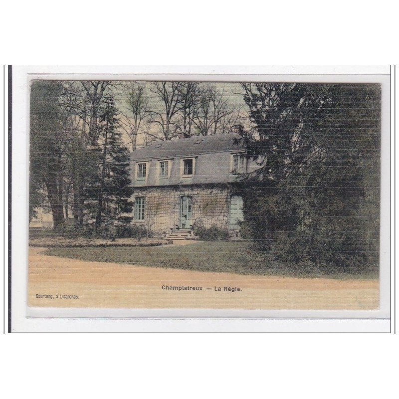CHAMPLATREUX : la regie (toillée) - tres bon etat