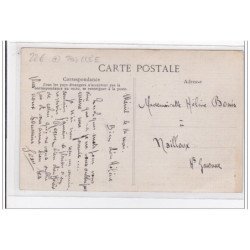 LE MESNIL-AUBRY : vue a vol d'oiseau (1) (toillée) - tres bon etat