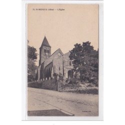 St-MENOUX : l'eglise - tres bon etat