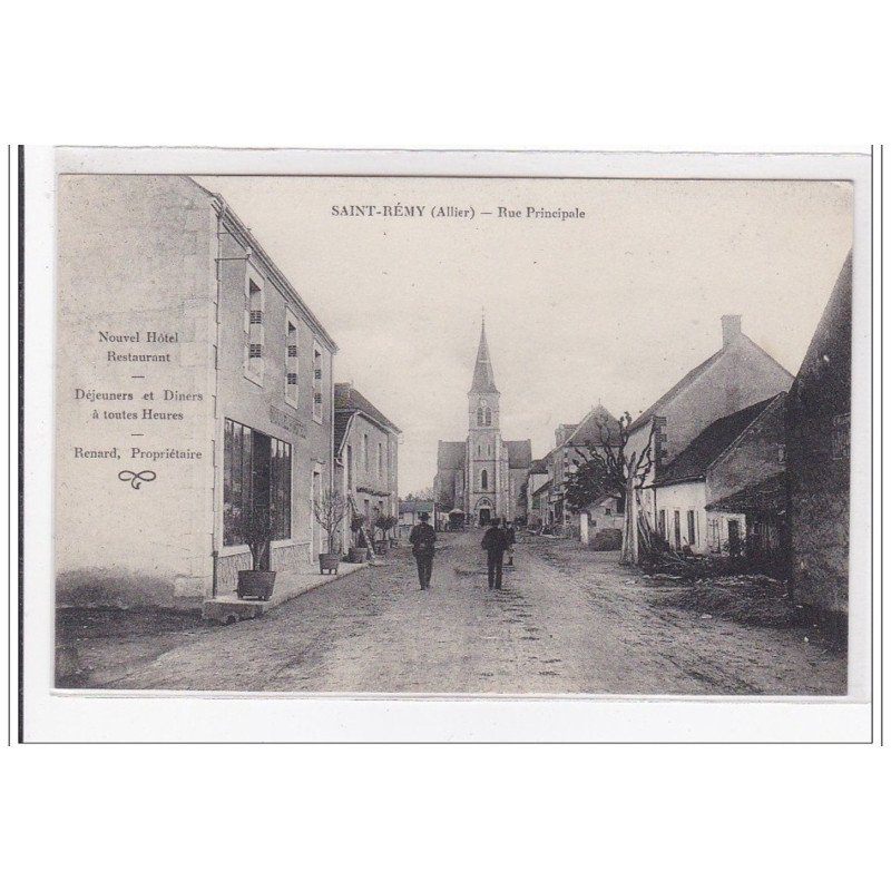 SAINT-REMY : rue principale - tres bon etat