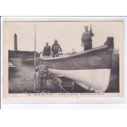 ILE DE RE: le bateau de sauvetage, saint-clément-des- baleines - très bon état