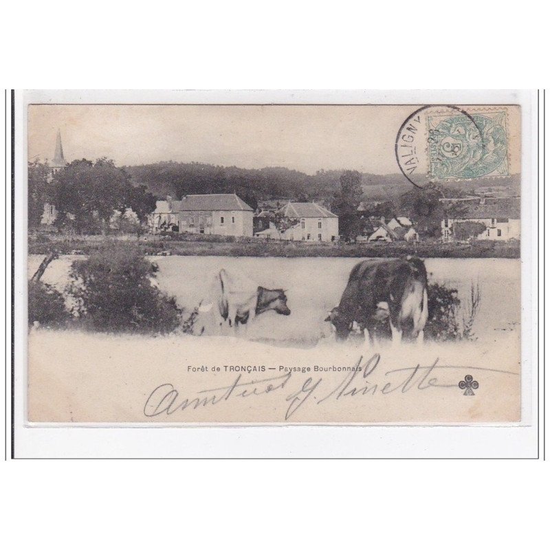 TRONCAIS : foret de troncais, paysage bourbonnais - tres bon etat