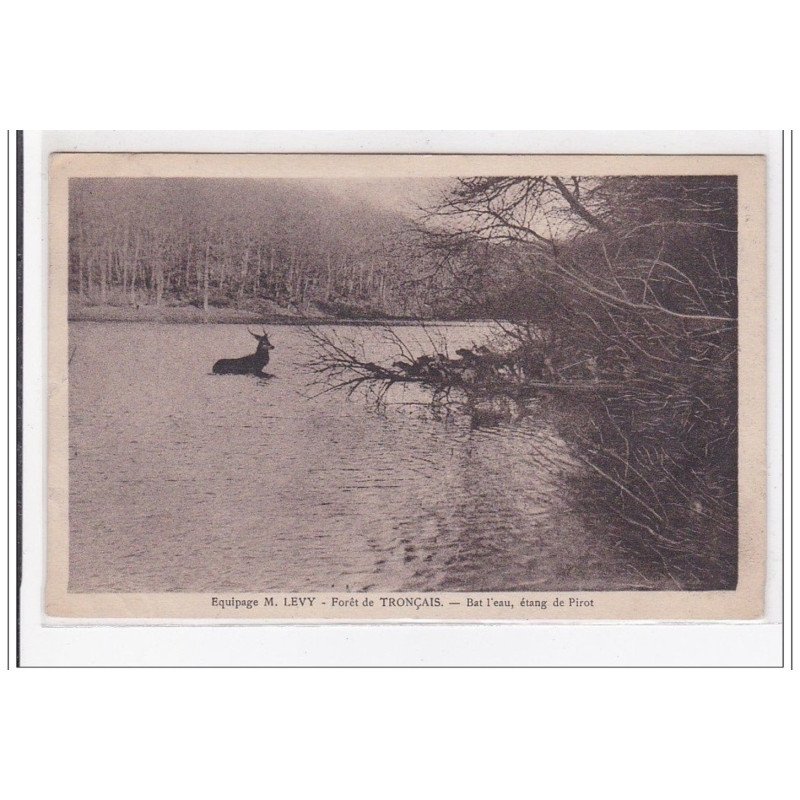 TRONCAIS : foret de troncais, bat l'eau, etang de pirot - tres bon etat