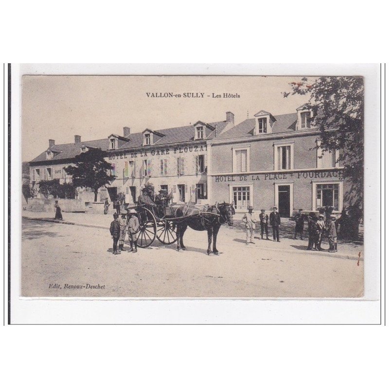 VALLON-en-SULLY : les hotels - tres bon etat