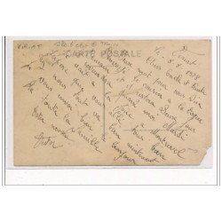 VIRIAT - CARTE PHOTO : TRAIN - état (coin déchiré)