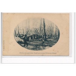 Hutte de sabotiers, forêt de Lorges - état (traces)