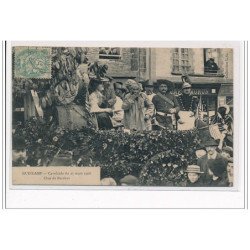 GUINGAMP : Cavalcade du 25 Mars 1906 - Char de Bacchus - très bon état