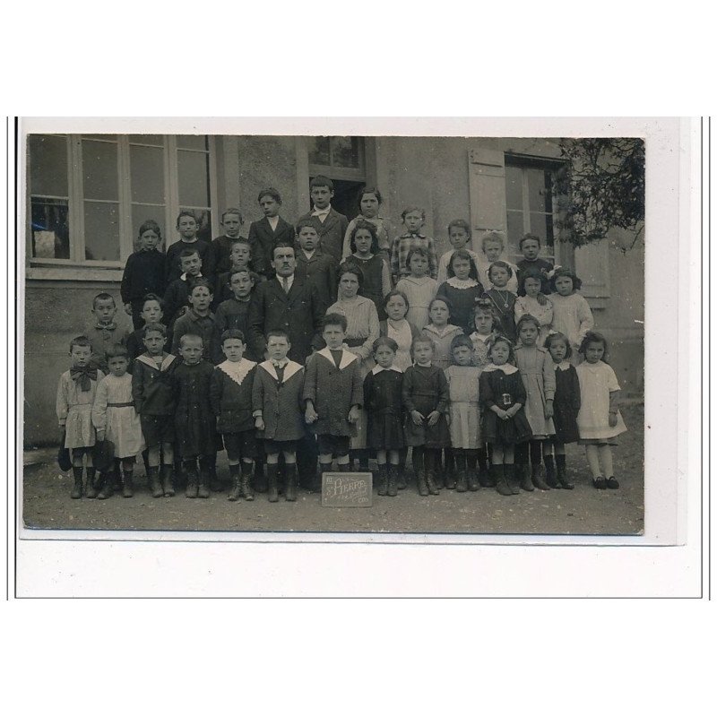 SAINT PIERRE DE BAILLEUL - CARTE PHOTO : Photo de Classe 1920 - ECOLE - très bon état