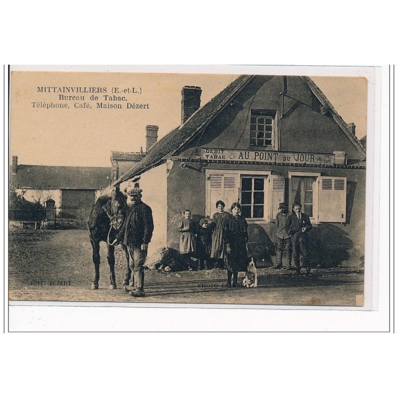 MITTAINVILLIERS : Bureau de tabac, téléphone, café, maison Dézert - très bon état