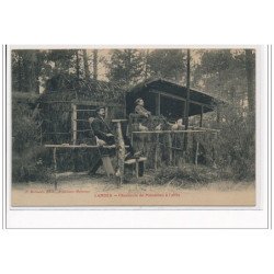 LANDES : Chasseurs de palombes à l'affût - très bon état