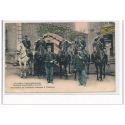 Frontière Franco-Allemande : gendarmes et douanier français à VILLERUPT - POSTE - état