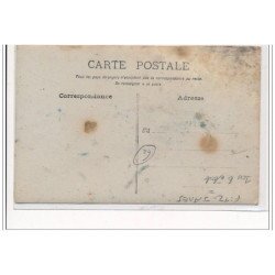 CARTE PHOTO : FITZ-JAMES """"Au Rendez-vous de la Jeunesse"""" Vins  Liqueurs - état