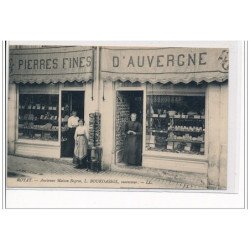 ROYAT : Pierres Fines d'Auvergne , Ancienne maison Bogros, L. Bourdassol - AUTOGRAPHE - très bon état