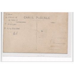 LYON - CARTE PHOTO : Faculté de Droit - AVOCAT - AUTOGRAPHE - très bon état