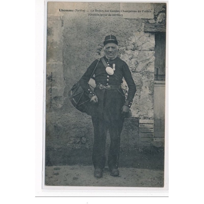 LHOMME : Le Doyen des Gardes Champêtres de France (grande tenue de service) - très bon état
