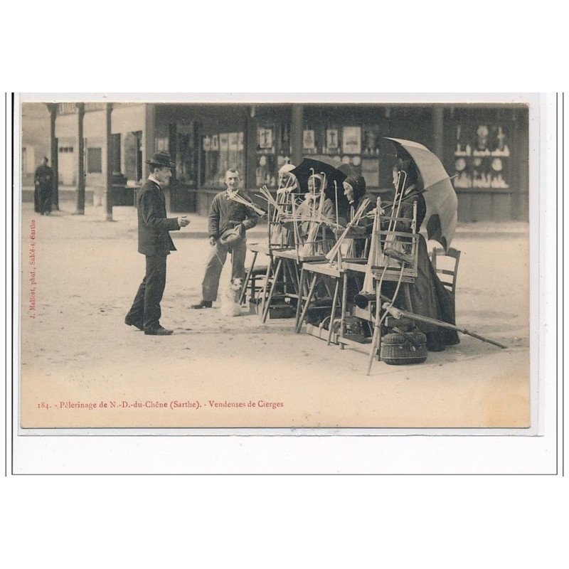 Pélerinage de N.-D. du Chêne : vendeuses de cierges - très bon état
