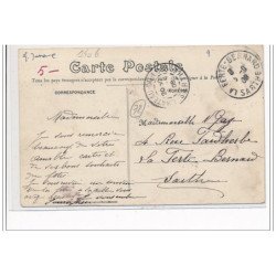 CHATEAU DU LOIR : Un jour de courses, départ du ballon monté par M. Barbotte - très bon état