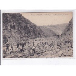 TEILLET: barrage de teillet, les maçonneries (rive droite) - très bon état