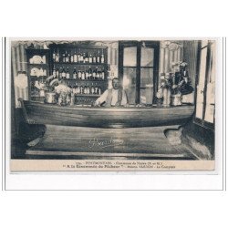 PORTMONTAIN : Commune de Noyen """"A la Renommée du Pêcheur"""" Maison Bardon - le comptoir - très bon état
