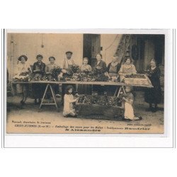 GRISY SUISNES  : Emballage des roses pour les Halles, Ets Baudrier  Alexandre - très bon état
