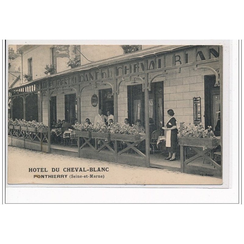 PONTHIERRY : Hôtel du Cheval Blanc - très bon état