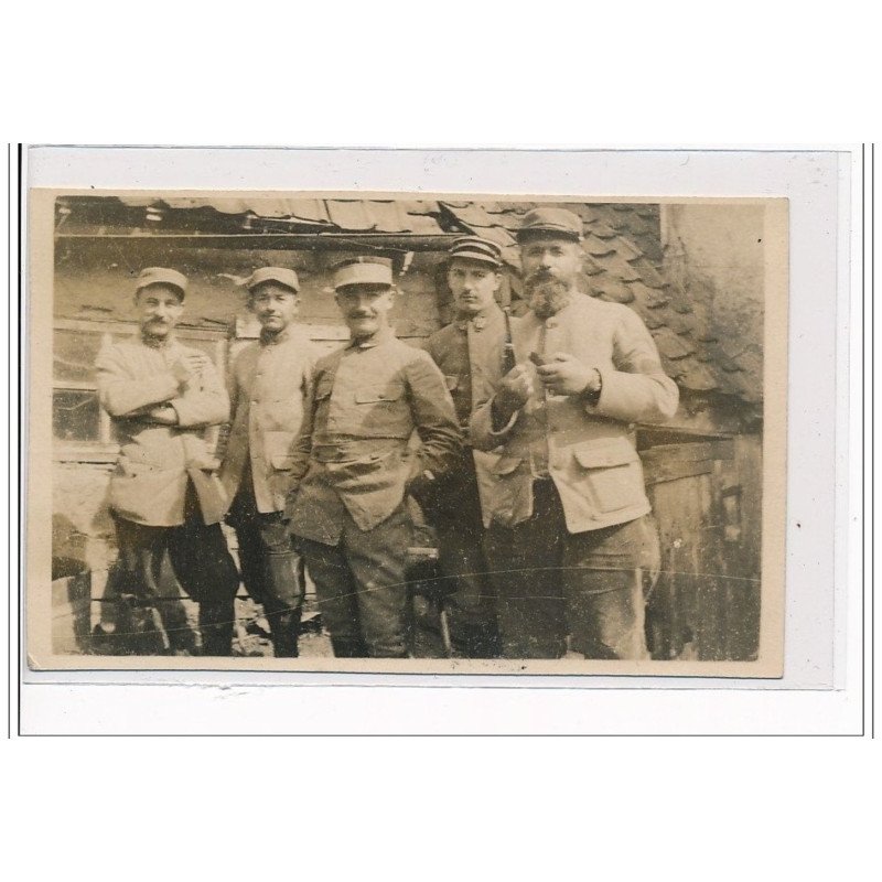 CAPPY - CARTE PHOTO : AOUT 1915 - MILITAIRES - très bon état