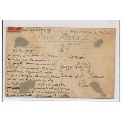 AMIENS (?)  : CARTE PHOTO - Professeur de musique - état