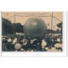 SENS : Les fêtes de Sens (Juin 1908) La foule au tapis Vert avant le départ du ballon - très bon état