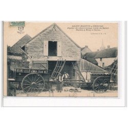 SAINT MARTIN SUR OREUSE : Atelier de charronnage route de St Martin à Bray-sur-Seine - état