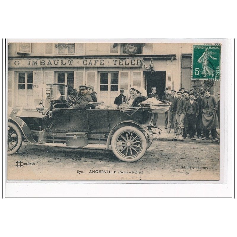 ANGERVILLE : Café Imbault - AUTOMOBILE - très bon état