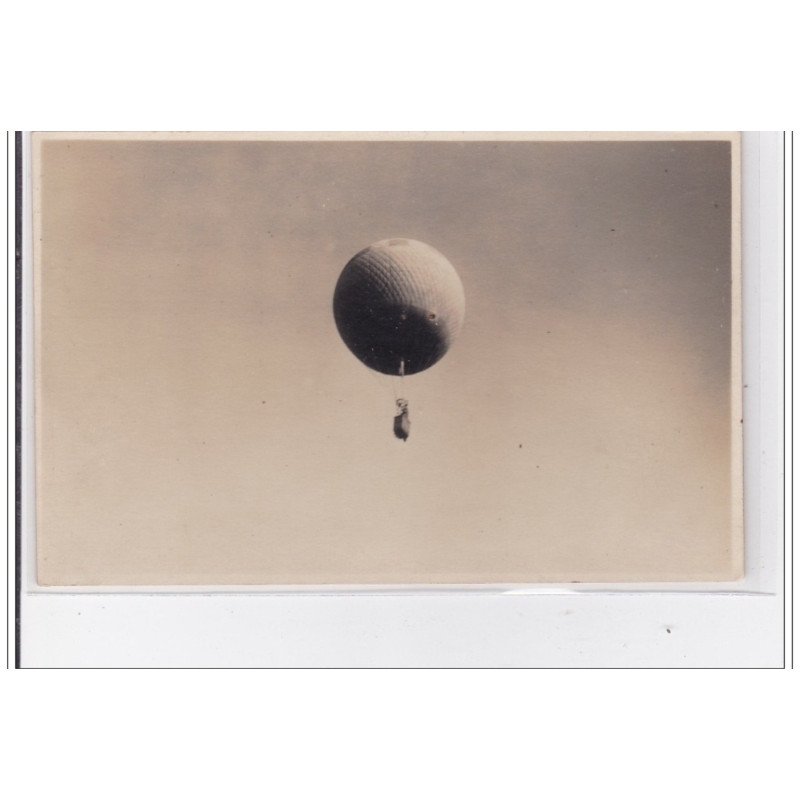 LE TEILLEUL : carte photo du ballon rond en aout 1925 (montgolfière) très bon état