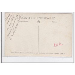 LE TEILLEUL : carte photo de l'Amiral Cormier et son parachute en aout 1925 (montgolfière) très bon état