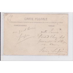 ROUEN : café Malandain sur la place du Vieux marché - bon état (un coin plié)