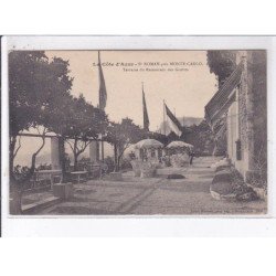 SAINT-ROMAN: terrasse du restaurant des grottes - très bon état