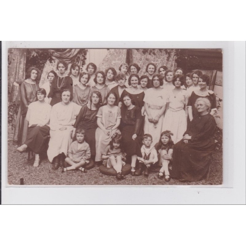 ROUEN : carte photo de l'inauguration du foyer rue des Arsins - très bon état