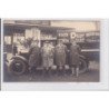 ROUEN : carte photo du camion de livraison de la boucherie Nouvelle PICOT (Darnetal)  - très bon état