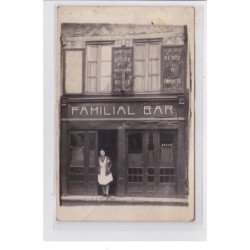 ROUEN : photo format cpa du """"Familial Bar"""" - très bon état