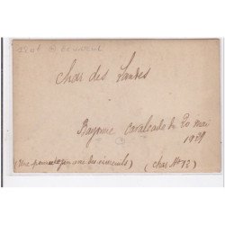 BAYONNE : cavalcade du 20 mai 1929, ecureuil, chars des landes - etat