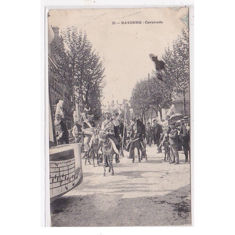 BAYONNE : cavalcade - etat