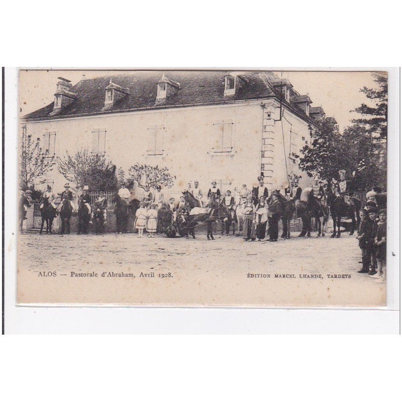ALOS : pastorale d'abraham, avril 1928 - etat (traces)