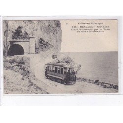 BEAULIEU: cap roux, route pittoresque par le tram de nice à monte-carlo - très bon état